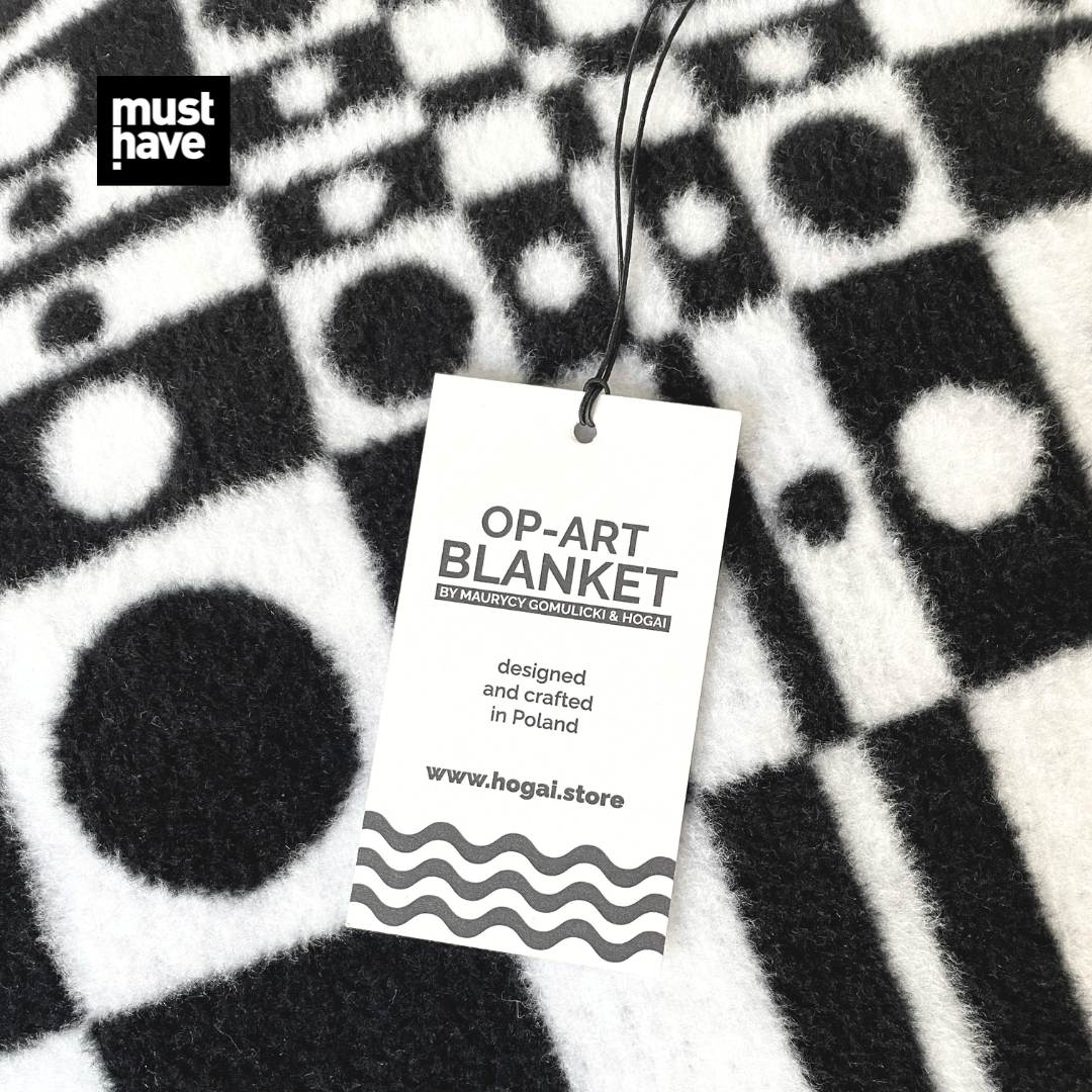 Koc Op-Art Optic Pool projektu Maurycego Gomulickiego dla Hogai – nagrodzony Must Have na Łódź Design Festival.