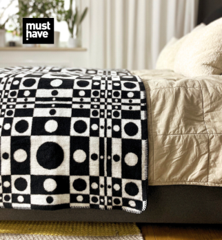 Koc Op-Art Optic Pool projektu Maurycego Gomulickiego dla Hogai – nagrodzony Must Have na Łódź Design Festival.