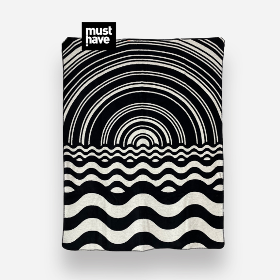 COTTON OP-ART BLANKET