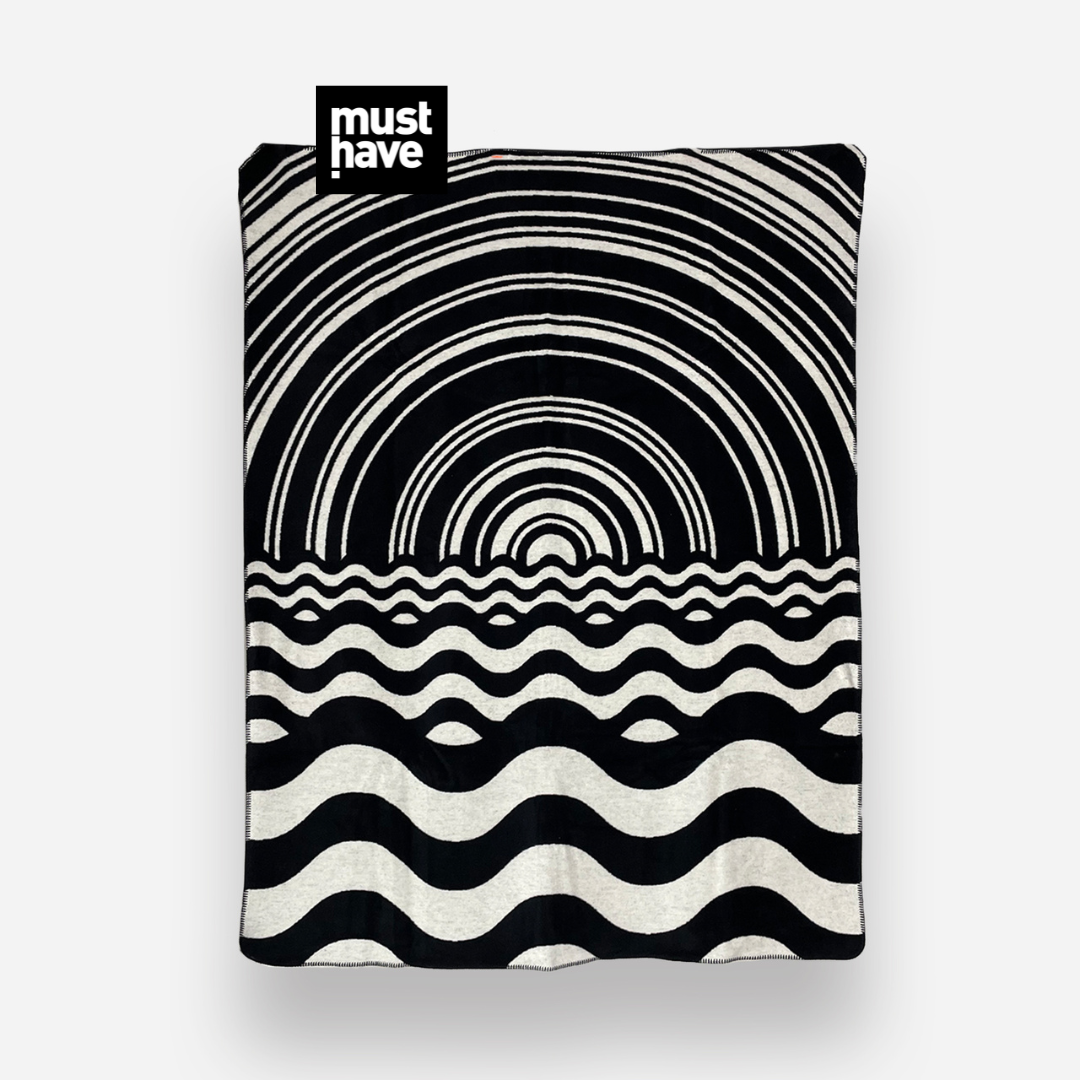 COTTON OP-ART BLANKET