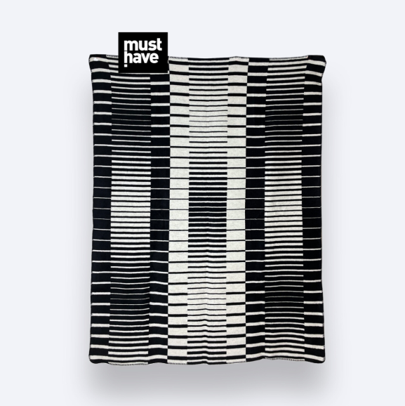 COTTON OP-ART BLANKET