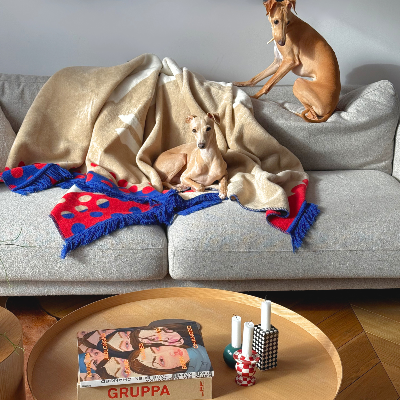 BAWEŁNIANY KOC IGGY