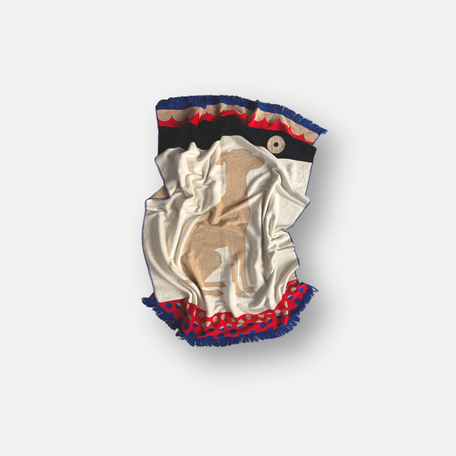 BAWEŁNIANY KOC IGGY