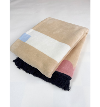 Bawełniany koc Sprinkle Pastelowy — designerski pled HOGAI.